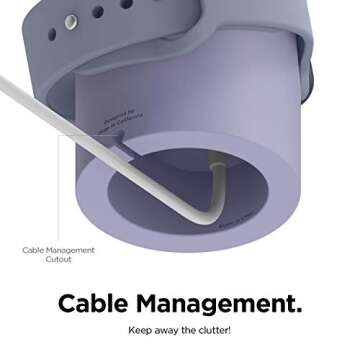 elago W2 Charger Stand Compatible with Apple Watch Series Ultra2/Ultra/10/9/8/7/6/5/4/3/2/1/SE (49mm, 46mm, 45mm, 44mm, 42mm, 41mm, 40mm, 38mm)