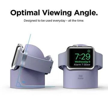 elago W2 Charger Stand Compatible with Apple Watch Series Ultra2/Ultra/10/9/8/7/6/5/4/3/2/1/SE (49mm, 46mm, 45mm, 44mm, 42mm, 41mm, 40mm, 38mm)