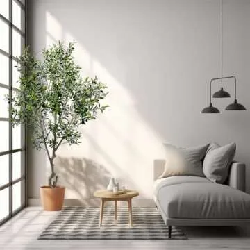 Lifelike VIGGDA 8ft Artificial Olive Tree - Perfect Indoor Decor