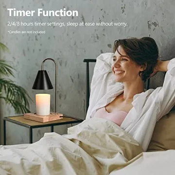 Ingeware Candle Warmer Lamp with Timer and Bulbs