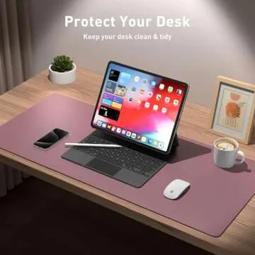 Aothia Leather Desk Pad Protector - Stylish & Durable Mat
