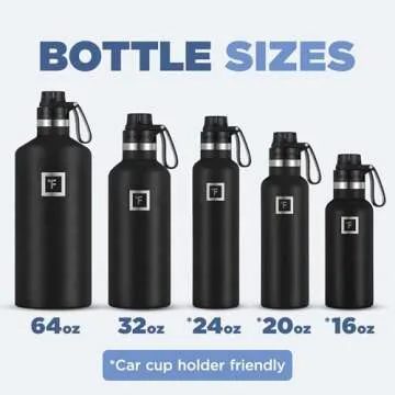 IRON °FLASK 24 Oz Insulated Water Bottle - Blue Waves