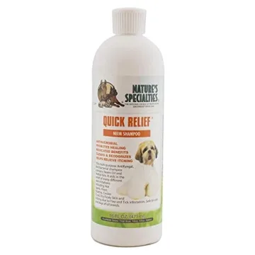 Nature's Specialties Quick Relief Ultra Concentrated Dog Shampoo - Natural Solution for Itchy Skin, ...