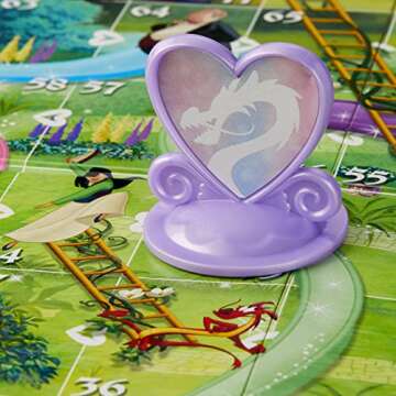 Hasbro Gaming Chutes and Ladders Disney Princess Edition Board Game | Preschool Games for Boys & Girls | 2-4 Players | Easter Gifts for Kids | Ages 3+ (Amazon Exclusive)