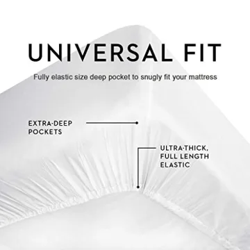 Luxurious Twin XL Sheet Set - 100% Egyptian Cotton, 400TC, Light Grey