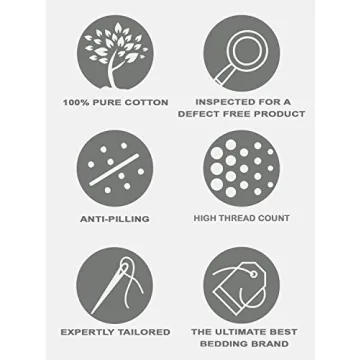 Luxurious Twin XL Sheet Set - 100% Egyptian Cotton, 400TC, Light Grey