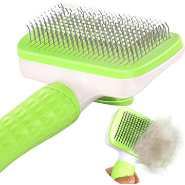 Garstor Self-Cleaning Dog and Cat Brush for Effortless Grooming