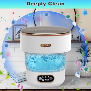 Portable 16L Compact Washing Machine for Small Spaces