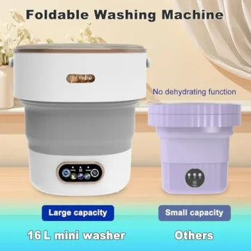Portable 16L Compact Washing Machine for Small Spaces