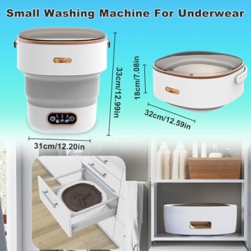Portable 16L Compact Washing Machine for Small Spaces