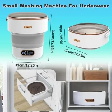 Portable 16L Compact Washing Machine for Small Spaces