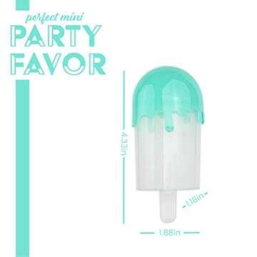 Hammont Ice Cream Acrylic Candy Boxes - 9 Pack