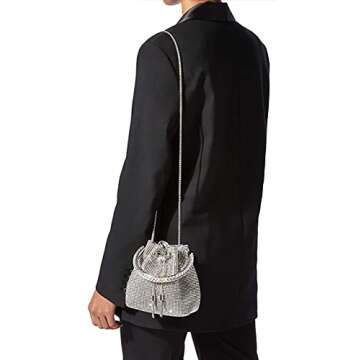 Buy Elegant Women Evening Bag Purse with Crystal Rhinestones
