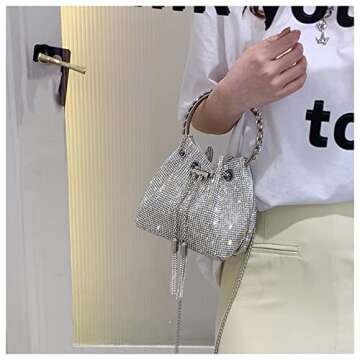 Buy Elegant Women Evening Bag Purse with Crystal Rhinestones
