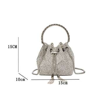 Buy Elegant Women Evening Bag Purse with Crystal Rhinestones