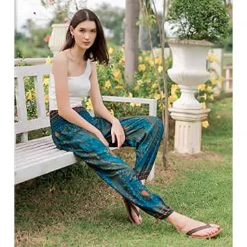 Banjamath® Women's Boho Harem Yoga Pants -Comfortable Style