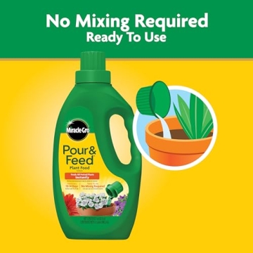 Miracle-Gro Plant Food Fertilizer Instantly Feeds Live Plants