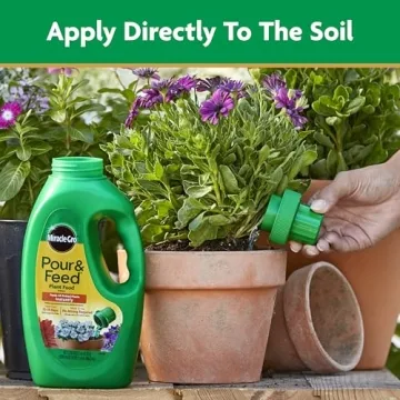 Miracle-Gro Plant Food Fertilizer Instantly Feeds Live Plants