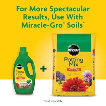 Miracle-Gro Plant Food Fertilizer Instantly Feeds Live Plants