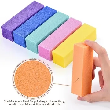 12PCS Professional Nail File Kit 100/180 Grit Salon-Quality Manicure