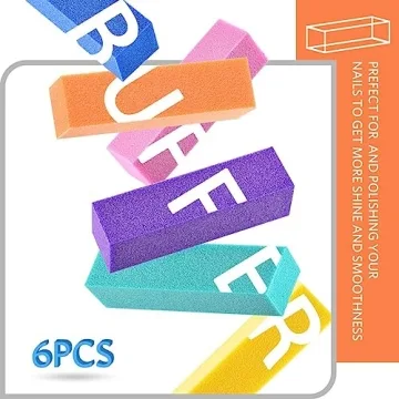 12PCS Professional Nail File Kit 100/180 Grit Salon-Quality Manicure