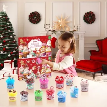 Slime Advent Calendar 2024 for Kids Gifts