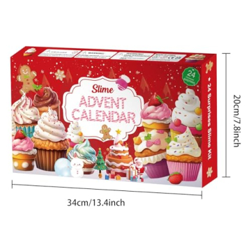 Slime Advent Calendar 2024 for Kids Gifts