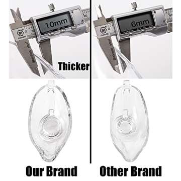 Yesland 2 Pack 11 oz Saucy Glass Gravy Dish with Handle, Clear Gravy Sauce Boat for Dining, Holiday ...