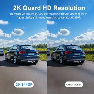 KAWA Dash Cam 2K - Advanced WiFi Camera with Voice Control & Night Vision