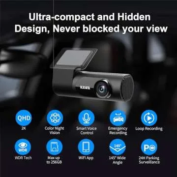 KAWA 2K WiFi Dash Cam - Clarity Meets Convenience