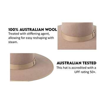 Stylish Lack of Color Women's Rancher Fedora Hat