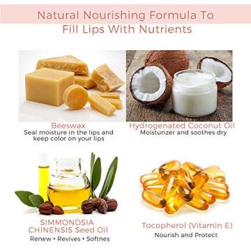 Lip Scrub, Double Effect Lip Sleeping Mask, Chapped Lip Treatment, Strawberry Overnight Moisturizing...