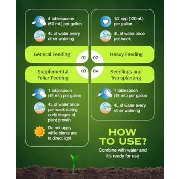 FoxFarm - Big Bloom Plant Food, Liquid Fertilizer Concentrate for Flowers, Fruits, and Vegetables, All Purpose Plant Fertilizer for Indoor & Outdoor Potted Plants, NPK 0.01-0.03-0.7 (Quart)