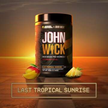 Jacked Factory X John Wick - Wick Mode Pre Workout: Unstoppable Energy & Focus