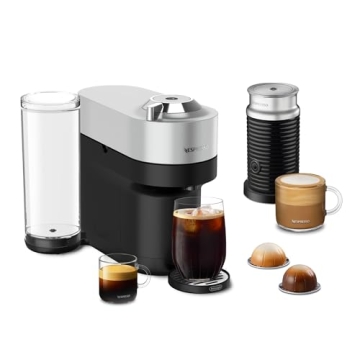 Nespresso Vertuo Pop+ Deluxe Coffee Machine by De'Longhi with Aeroccino - Sleek & Versatile!