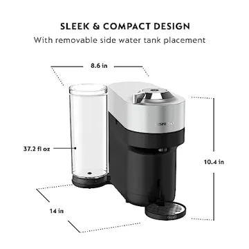 Nespresso Vertuo Pop+ Deluxe Coffee Maker with Frother