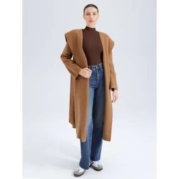 REORIA Women's Long Sleeve Bodysuits Mock Turtleneck Slim Tight Double Lined Basic Layering Body Suits Tops Fall Winter Outfits 2024(Brown Large)