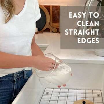 Sourdough Starter Kit with 50oz Jar for Gluten-Free and Regular Baking - Stylish Jar with Easy Instructions and Recipes