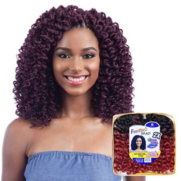FreeTress 2X Wand Curl Braid Soft Baby Curl - Perfectly Twisted Styles