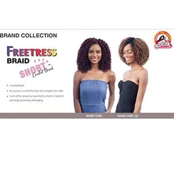 FreeTress 2X Wand Curl Braid Soft Baby Curl - Style Easily
