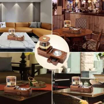 Elegant SEMKONT Cigar Humidor & Ashtray Set for Men