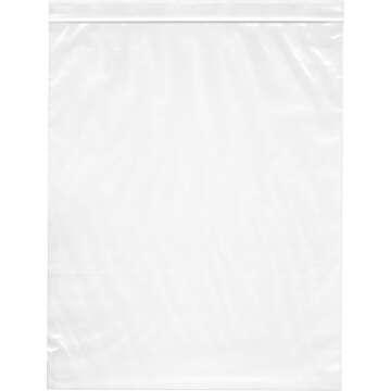 Plymor 12" x 15" (Case of 1,000), 2 Mil Zipper Reclosable Plastic Bags