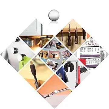 RHINOCATS Fridge Magnets - Strong Tiny Round Magnets for Crafts, 100 Pack