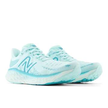 New Balance Women's Fresh Foam X 1080 V12 Running Shoe, Bright Cyan/Virtual Blue, 7