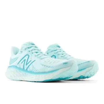 New Balance Women's Fresh Foam X 1080 V12 Running Shoe, Bright Cyan/Virtual Blue, 7