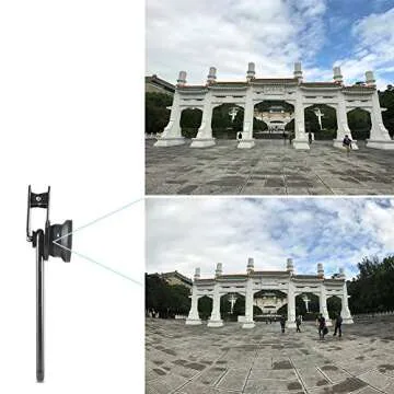 SIRUI Black 170° Fisheye Phone Lens with Multi-Purpose Clip, constructed with German Schott Glass and Aluminum Housing, for iPhone, Pixel, Samsung Galaxy and most other Camera Phones