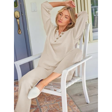 LILLUSORY Women’s Cozy 2 Piece Lounge Set Fall 2024