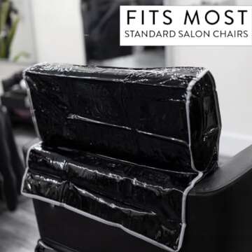 Betty Dain Salon Chair Cover, Protects Spa/Salon Chair Upholstery from Stains, Chemicals, Moisture, ...