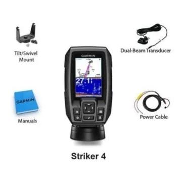 Garmin Striker 4 GPS Fish Finder CLEARVÜ Sonar Renewed