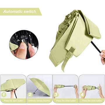 CLOUDIA Mini Umbrella - Portable & Stylish Weather Protection